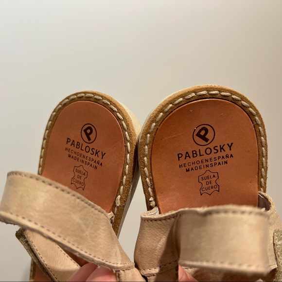 Made in Spain 🇪🇸 by Pablosky all leather sandals (EU 36/US 6) - Picture 3 of 4
